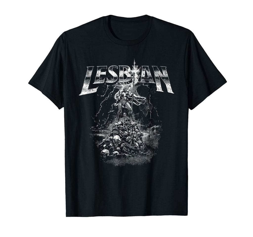 Funny Lesbian Warrior Dark Fantasy T-Shirt - Streetwear Style Men Women - T-Shirt, Sweatshirt, Hoodie
