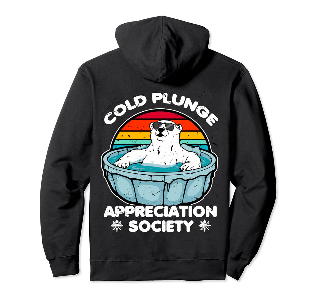 Cold Plunge Appreciation Society Polar Hoodie - Unique Graphic for Adults - T-Shirt, Sweatshirt, Hoodie