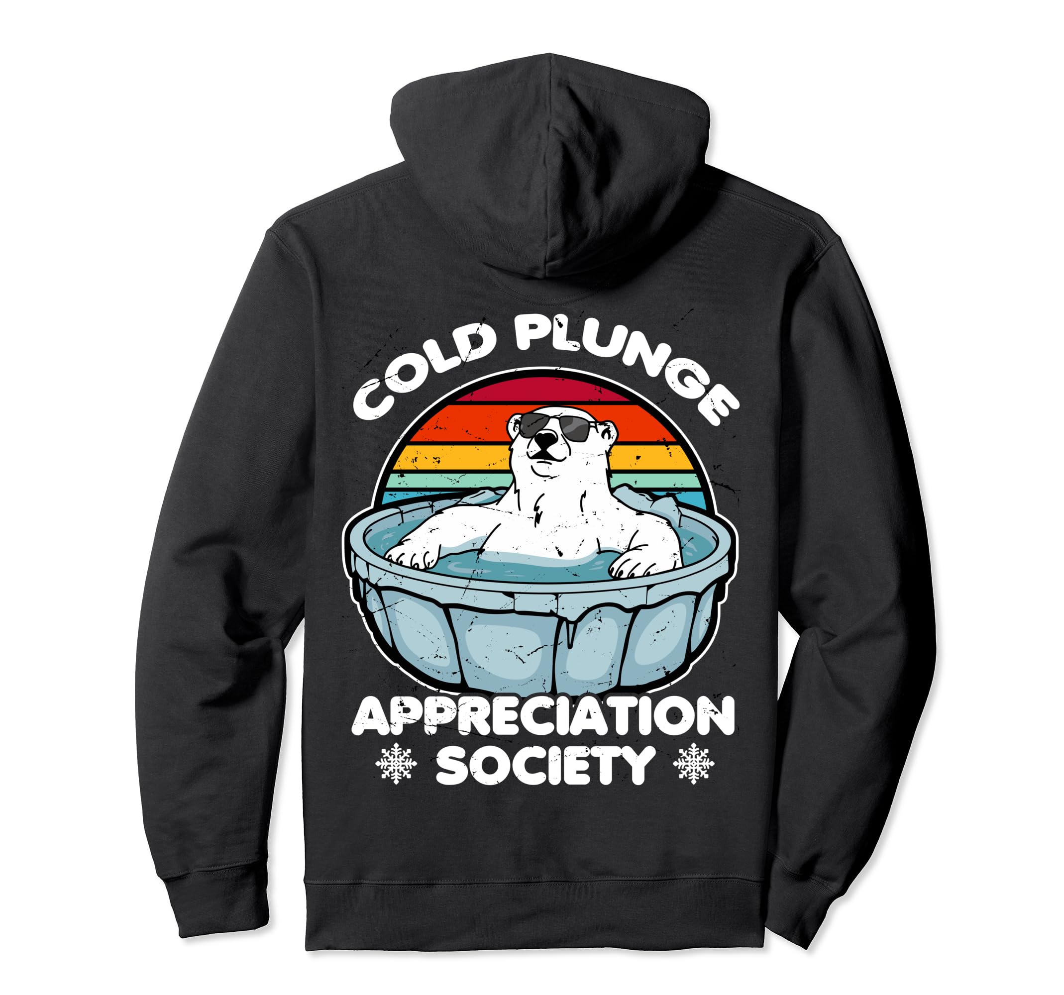 Cold Plunge Appreciation Society Polar Hoodie - Unique Graphic for Adults - T-Shirt, Sweatshirt, Hoodie