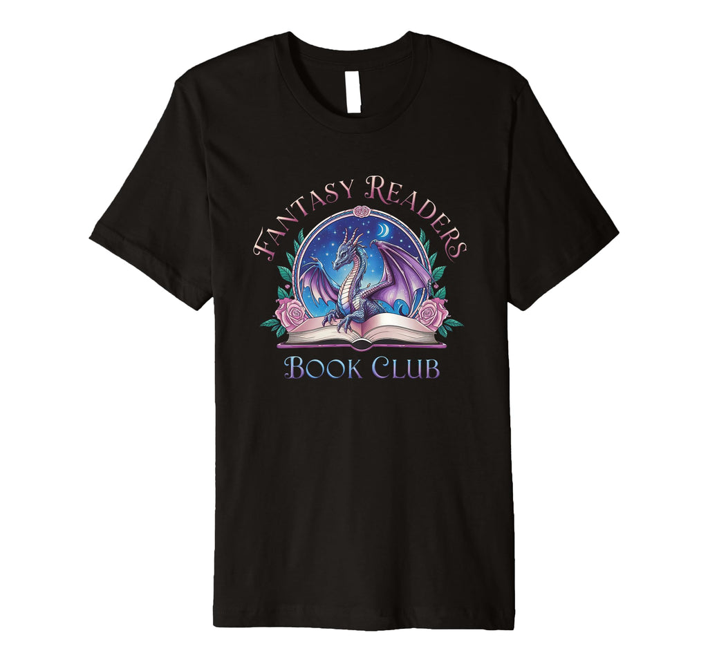 Fantasy Readers Book Club Magic T-Shirt - Custom Art Print Men Women - T-Shirt, Sweatshirt, Hoodie