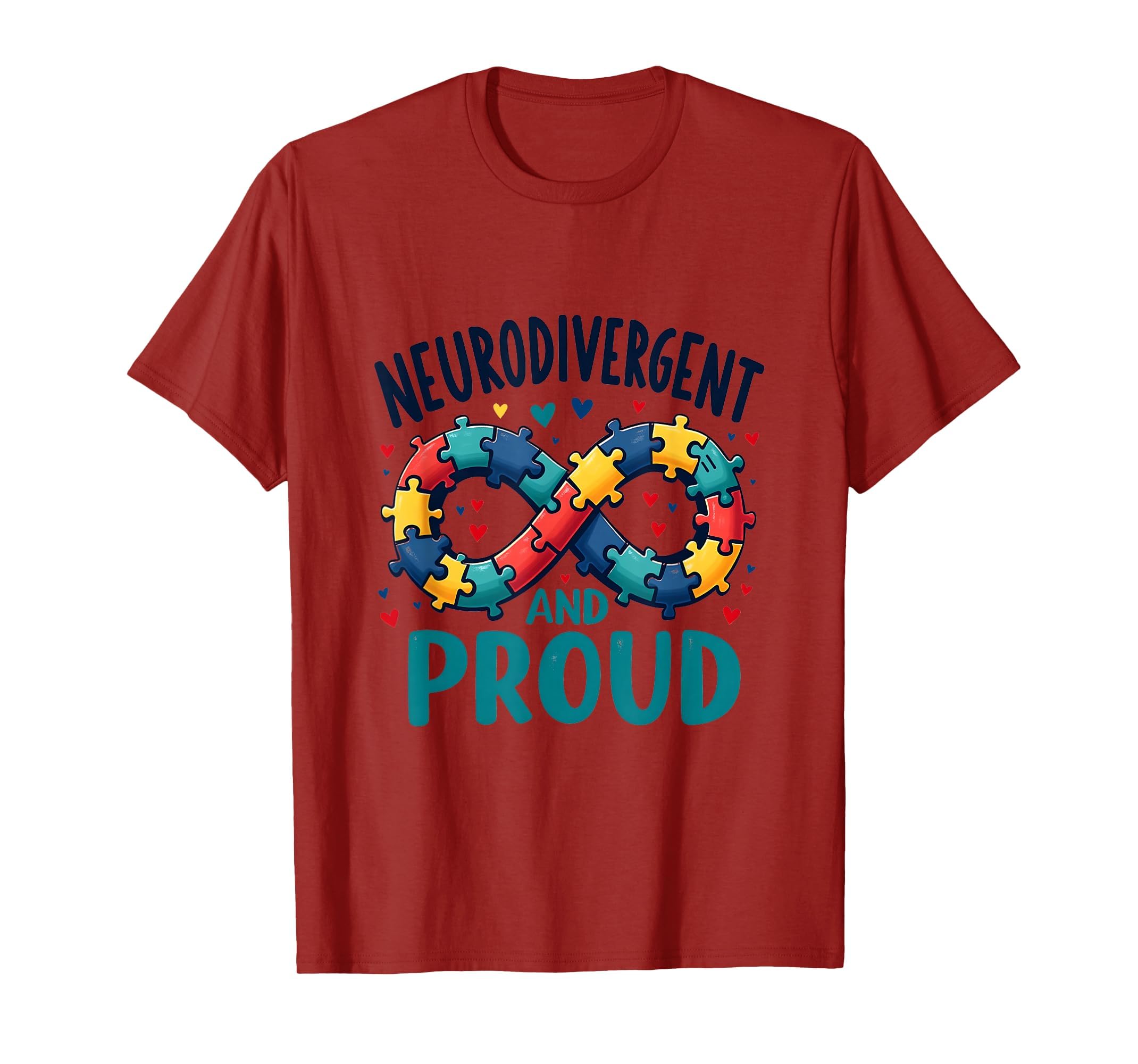 Neurodivergent And Proud Autism Mom T-Shirt - Custom Art Print Men Women - T-Shirt, Sweatshirt, Hoodie