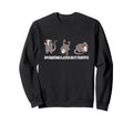 Overstimulated But Festive Possum Sweatshirt - Novelty Apparel Unisex - T-Shirt, Sweatshirt, Hoodie