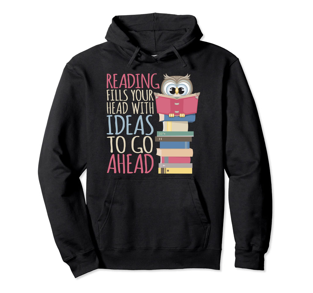 Reading Book Library Librarian Read Hoodie - Custom Art Print Men Women - T-Shirt, Sweatshirt, Hoodie