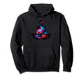Meditation Pose Galaxy Pattern Silhouette Hoodie - Custom Art Print Unisex - T-Shirt, Sweatshirt, Hoodie