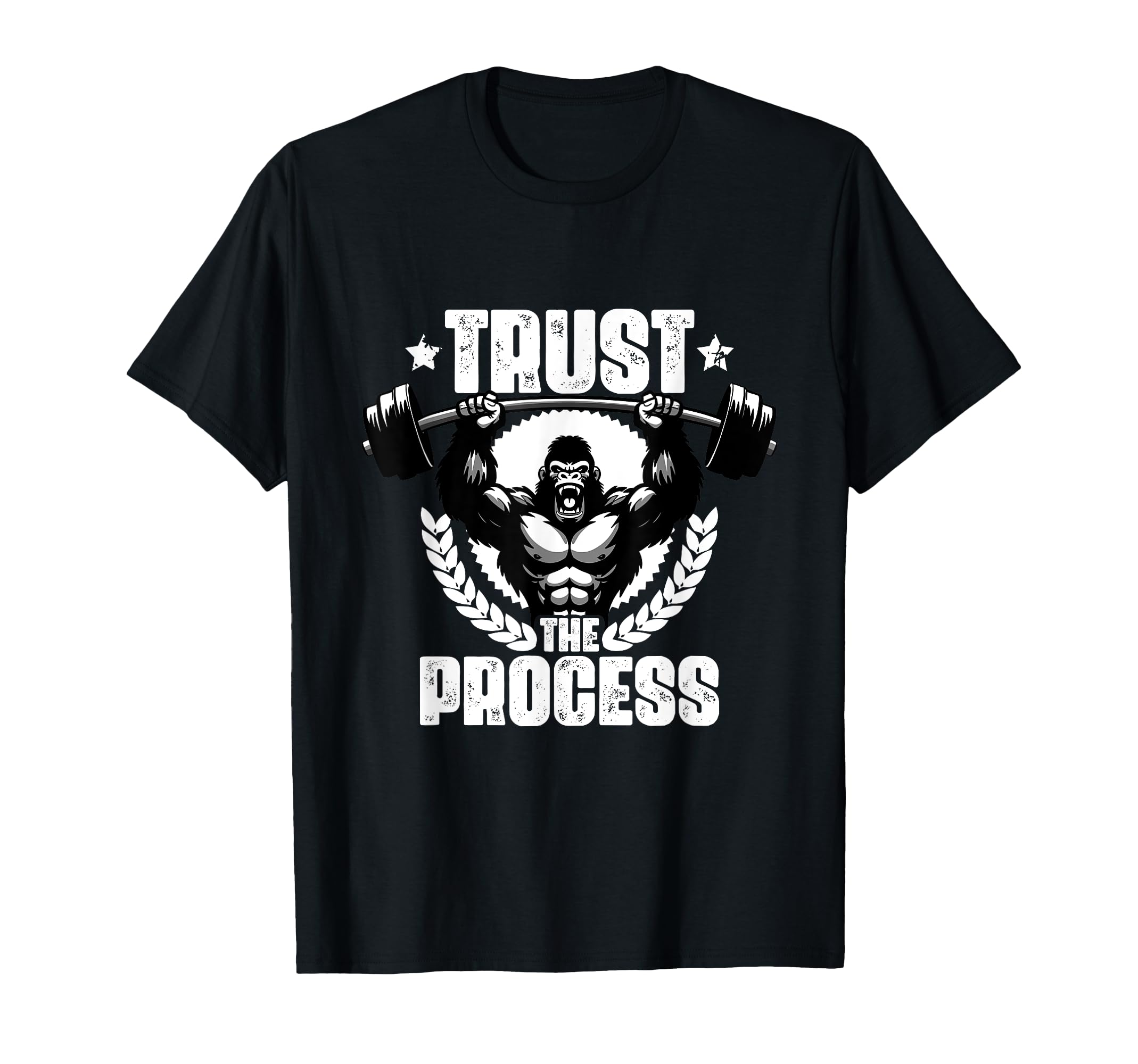 Trust Process Weightlift Workouts T-Shirt - Aesthetic Graphic for Adults - T-Shirt, Sweatshirt, Hoodie