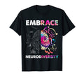 Embrace Neurodiversity Brain Embrace T-Shirt - Trendy Graphic for Adults - T-Shirt, Sweatshirt, Hoodie