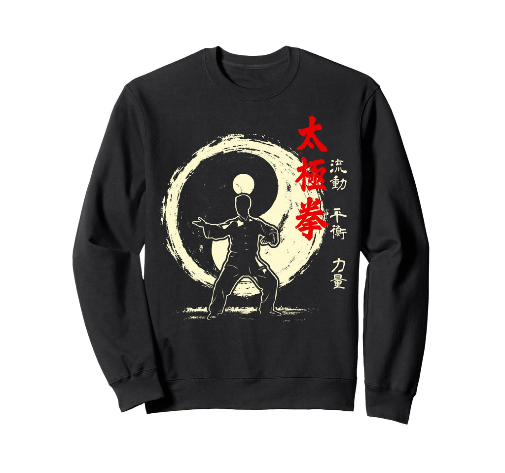 Tai Chi Yin Yang Meditation Martial Sweatshirt - Trendy Graphic Men Women - T-Shirt, Sweatshirt, Hoodie