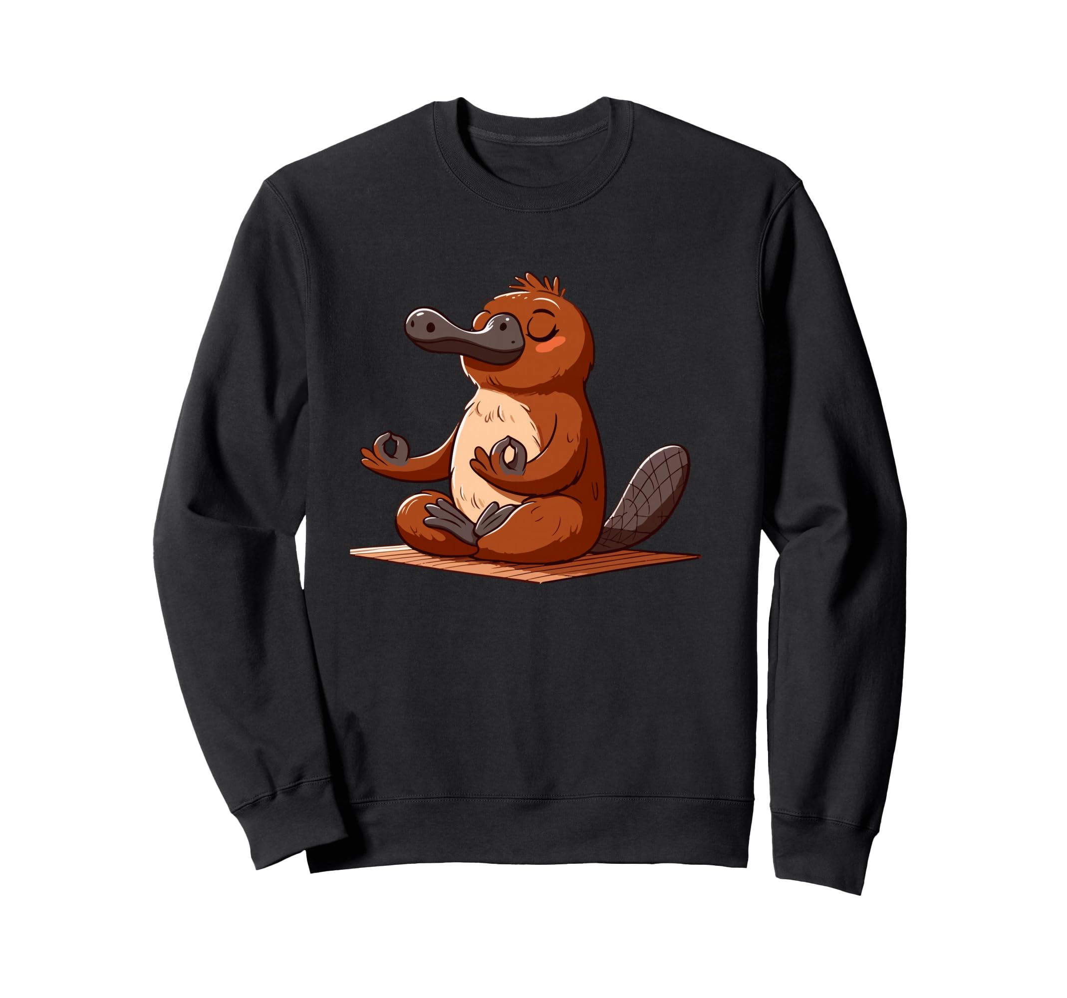 Meditation Platypus Yoga Pose Sweatshirt - Streetwear Style Men Women - T-Shirt, Sweatshirt, Hoodie