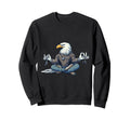 Meditation Eagle Yoga Pose Relaxing Sweatshirt - Trendy Graphic for Adults - T-Shirt, Sweatshirt, Hoodie