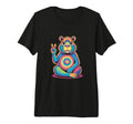 Psychedelic Capybara Peace Sign T-Shirt - Minimalist Print Men Women - T-Shirt, Sweatshirt, Hoodie