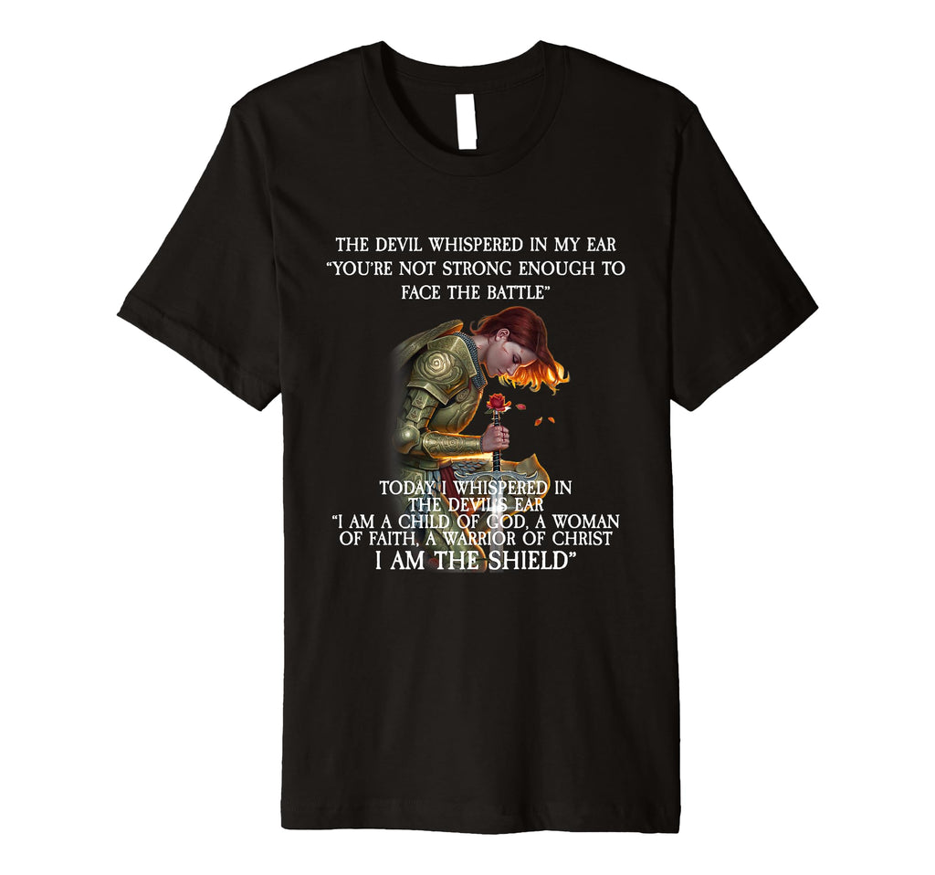 Devil Whispered My Ear You Are Not T-Shirt - Custom Art Print for Adults - T-Shirt, Sweatshirt, Hoodie