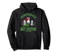 Funny Overstimulated But Festive Possum Hoodie - Streetwear Style Unisex - T-Shirt, Sweatshirt, Hoodie