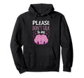 Please Dont Talk To Me Depression Hoodie - Custom Art Print Men Women - T-Shirt, Sweatshirt, Hoodie