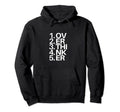 Overthinker List Funny Sarcasm Hoodie - Unique Graphic Men Women - T-Shirt, Sweatshirt, Hoodie