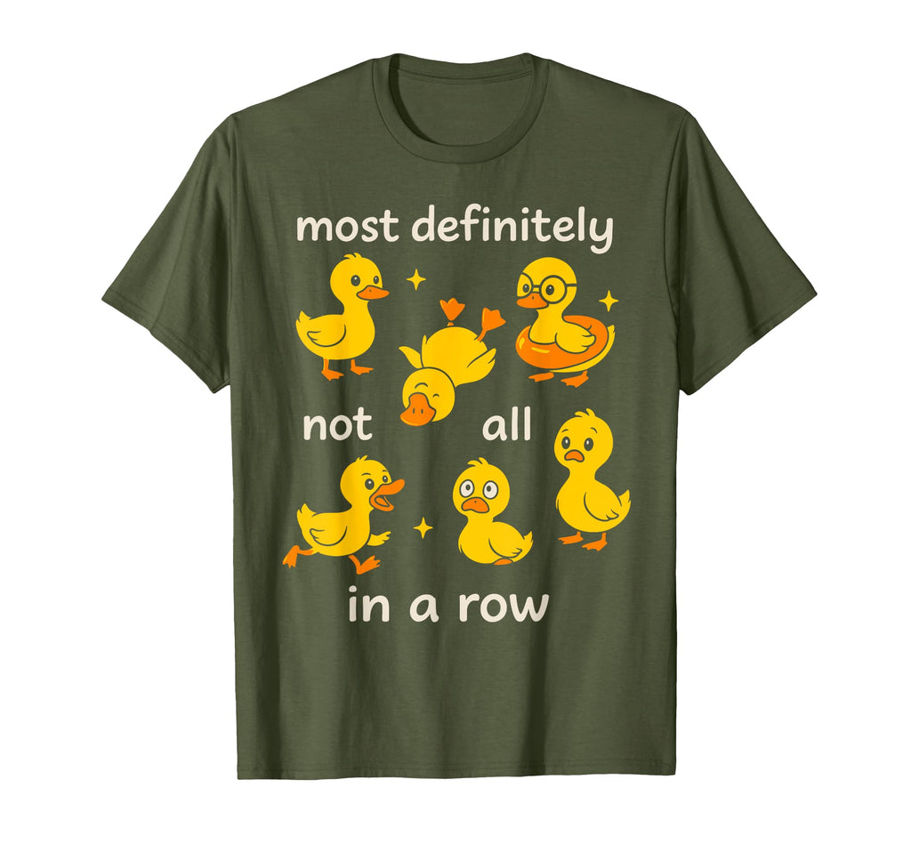 Most Definitely Not All Row Funny T-Shirt - Streetwear Style for Adults - T-Shirt, Sweatshirt, Hoodie