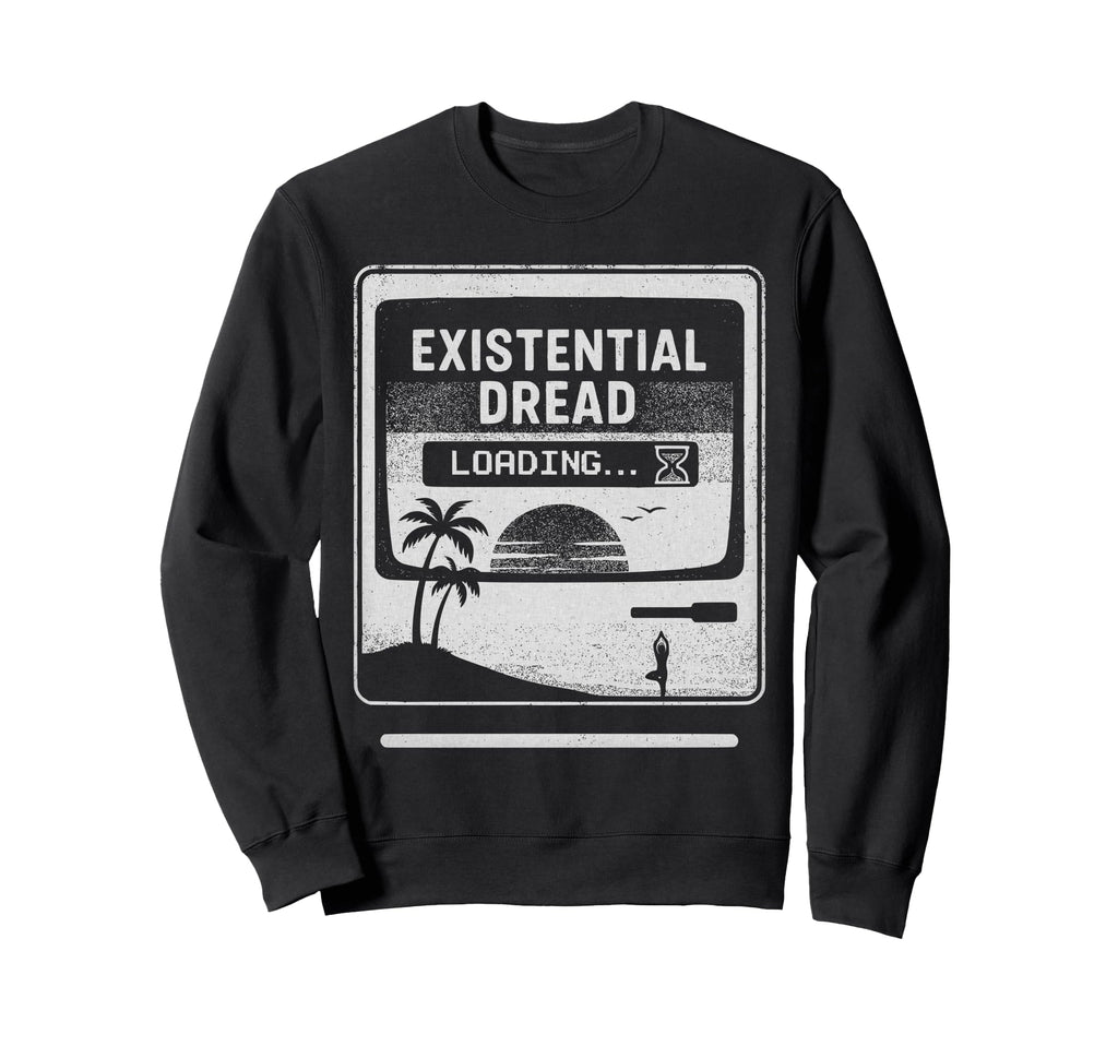 Loading Tech Computer Sweatshirt - Minimalist Print Unisex - T-Shirt, Sweatshirt, Hoodie
