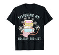 Book Lovers Sleighing My Holiday Tbr T-Shirt - Minimalist Print for Adults - T-Shirt, Sweatshirt, Hoodie