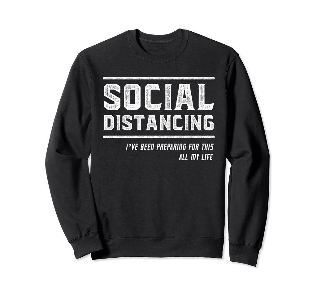 Antisocial Introvert Sweatshirt - Aesthetic Graphic Men Women - T-Shirt, Sweatshirt, Hoodie