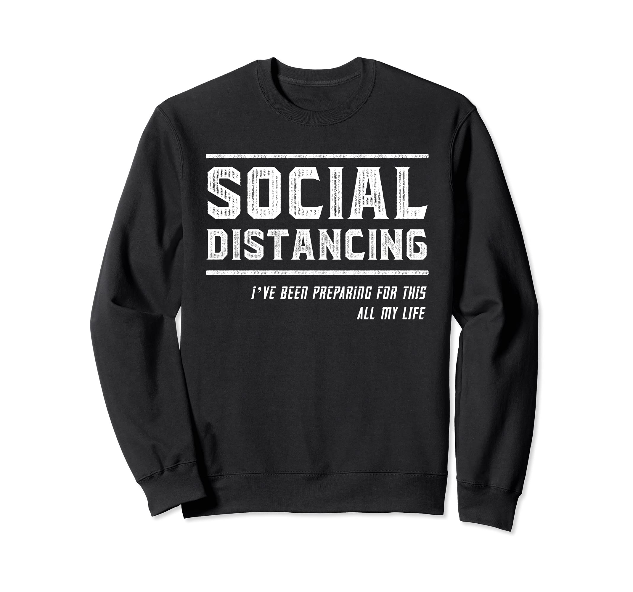 Antisocial Introvert Sweatshirt - Aesthetic Graphic Men Women - T-Shirt, Sweatshirt, Hoodie