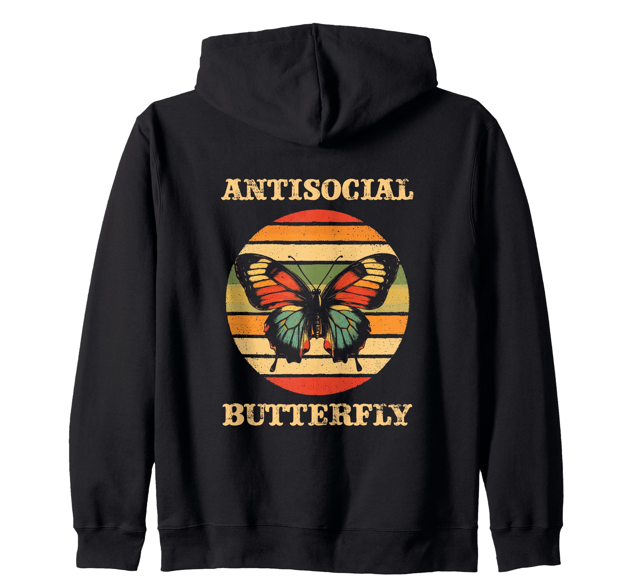 Antisocial Butterfly Gift T-Shirt - Custom Art Print Unisex - T-Shirt, Sweatshirt, Hoodie