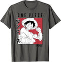Anime Colorblock Luffy Red with Kanji T-Shirt Unisex T-shirt, Sweatshirt, Hoodie, Long Sleeve Tee - T-Shirt, Sweatshirt, Hoodie