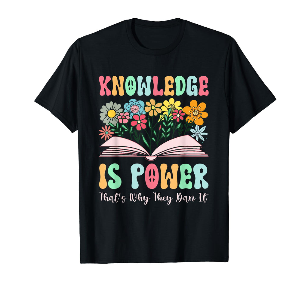Knowledge Is Power Book Club Or T-Shirt - Custom Art Print for Adults - T-Shirt, Sweatshirt, Hoodie