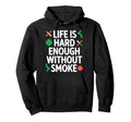 No Smoking Is Bad Cigarette Smoker Anti Hoodie - Graphic Print Men Women - T-Shirt, Sweatshirt, Hoodie