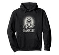 Namaste Raccoon Yoga Meditation Hoodie - Fun Novelty Design Men Women - T-Shirt, Sweatshirt, Hoodie