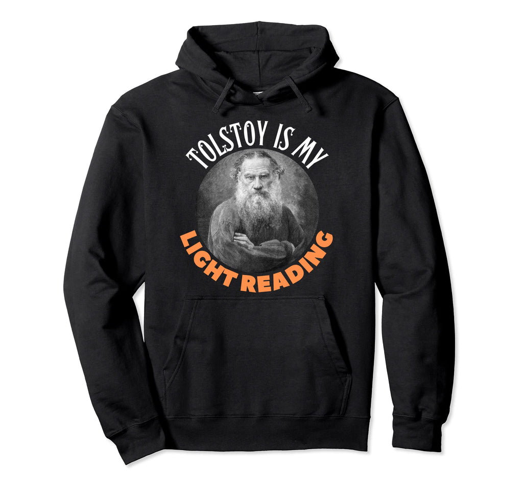 Funny Leo Tolstoy Russian Literature Hoodie - Custom Art Print Unisex - T-Shirt, Sweatshirt, Hoodie