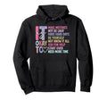 Its Okay Inspirational Quotes Self Hoodie - Fun Novelty Design Men Women - T-Shirt, Sweatshirt, Hoodie