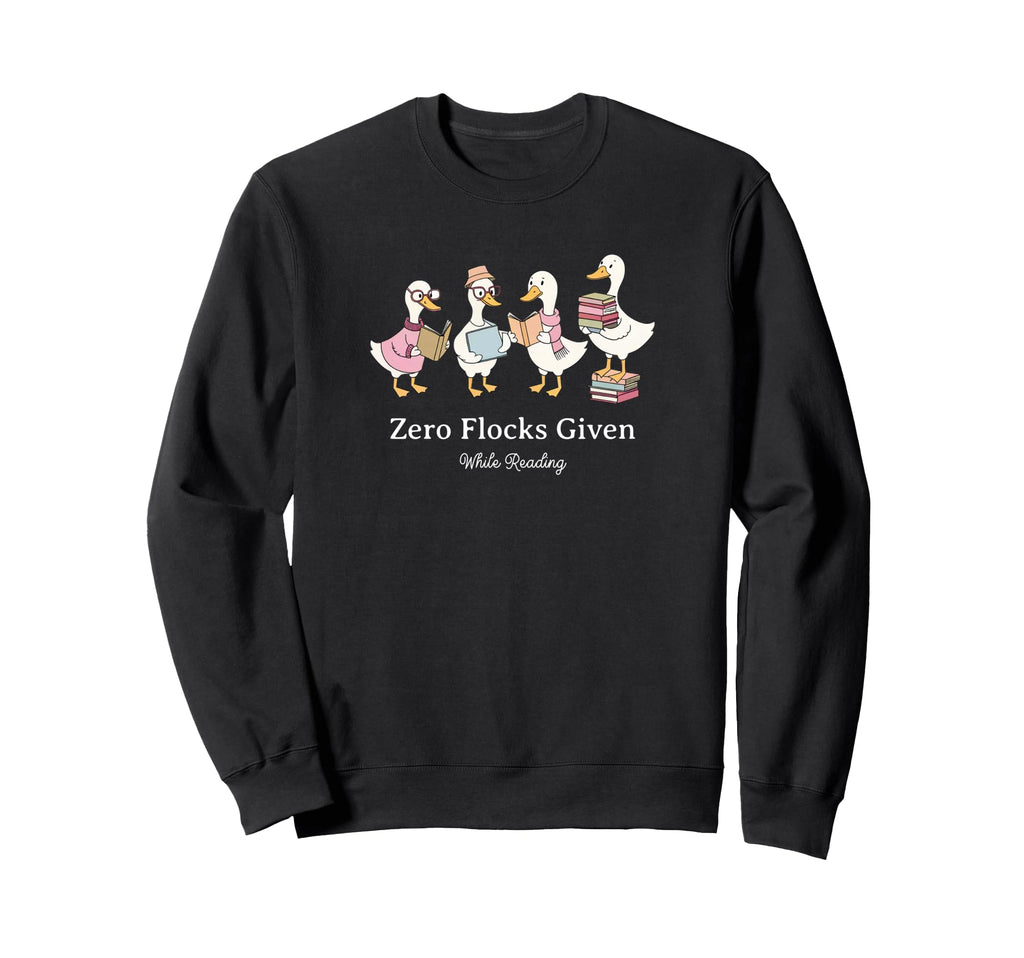 Silly Goose Funny Bookish Items Sweatshirt - Custom Art Print Unisex - T-Shirt, Sweatshirt, Hoodie
