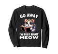 Reading Book Cat Library Reading Teacher Sweatshirt - Graphic Print Unisex - T-Shirt, Sweatshirt, Hoodie