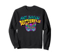 Graffiti Art Colorful Antisocial Sweatshirt - Minimalist Print for Adults - T-Shirt, Sweatshirt, Hoodie