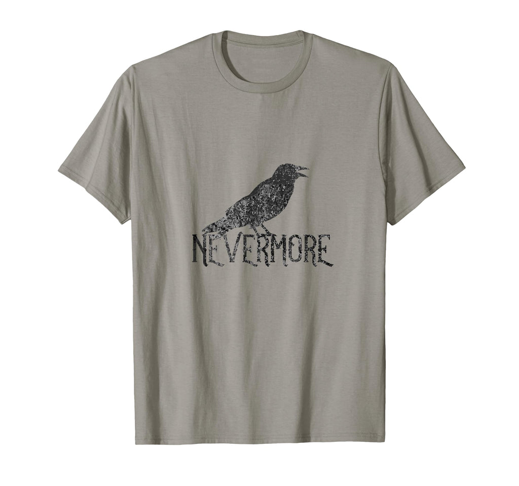 Raven Nevermore Halloween Literature T-Shirt - Unique Graphic for Adults - T-Shirt, Sweatshirt, Hoodie
