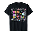 Groovy Mental Health Matters Its Okay T-Shirt - Trendy Graphic for Adults - T-Shirt, Sweatshirt, Hoodie