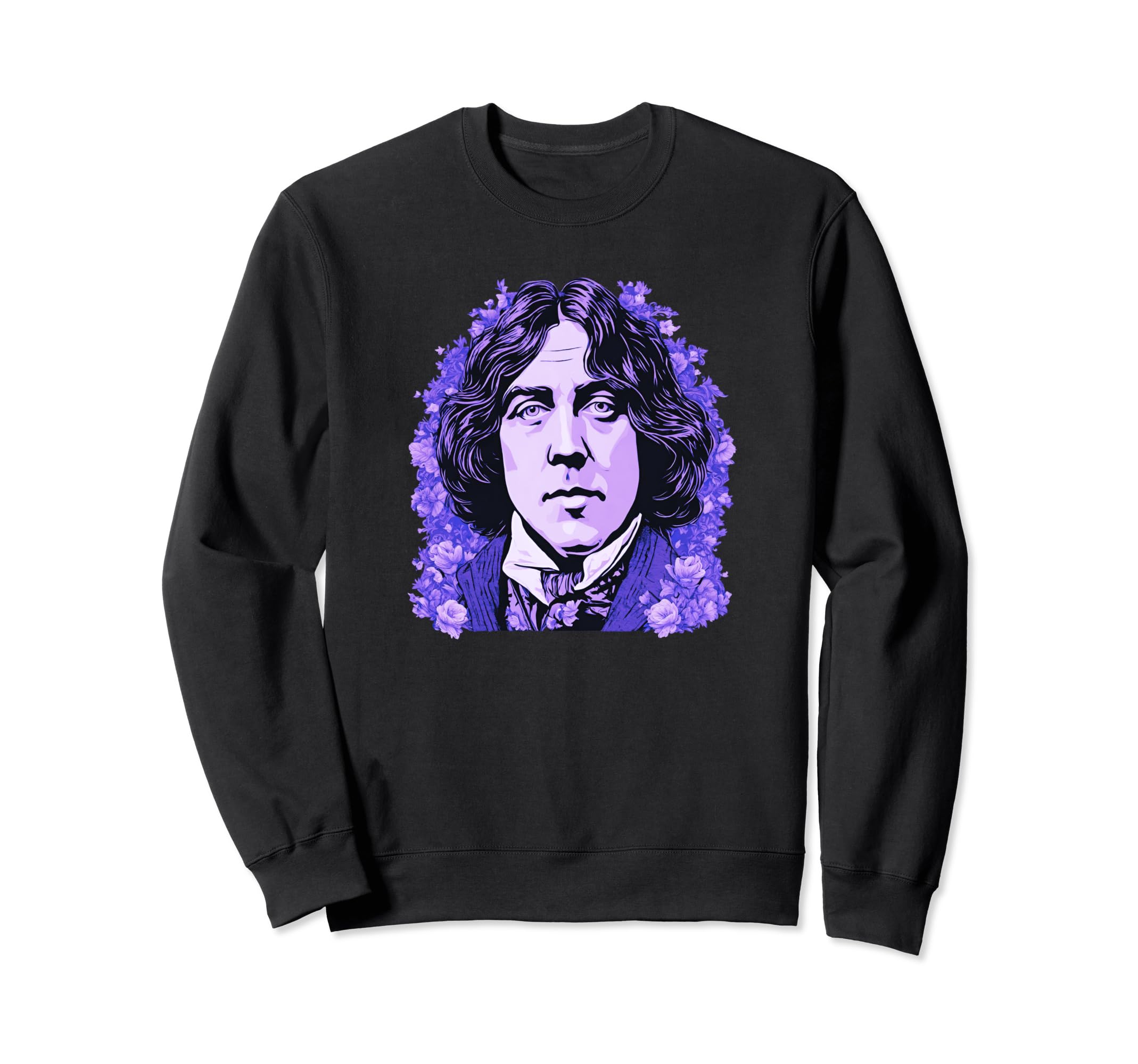 Oscar Wilde Portrait Tribute Sweatshirt - Novelty Apparel Unisex - T-Shirt, Sweatshirt, Hoodie