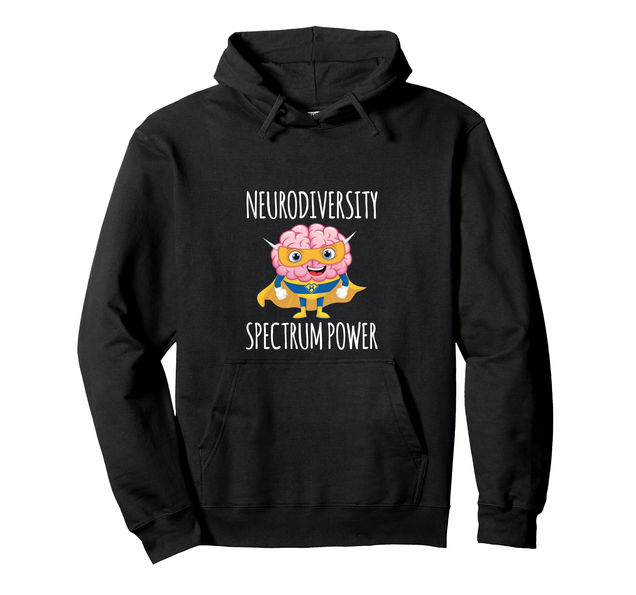 Neurodiversity Spectrum Power Asd Adhd Hoodie - Trendy Graphic Unisex - T-Shirt, Sweatshirt, Hoodie