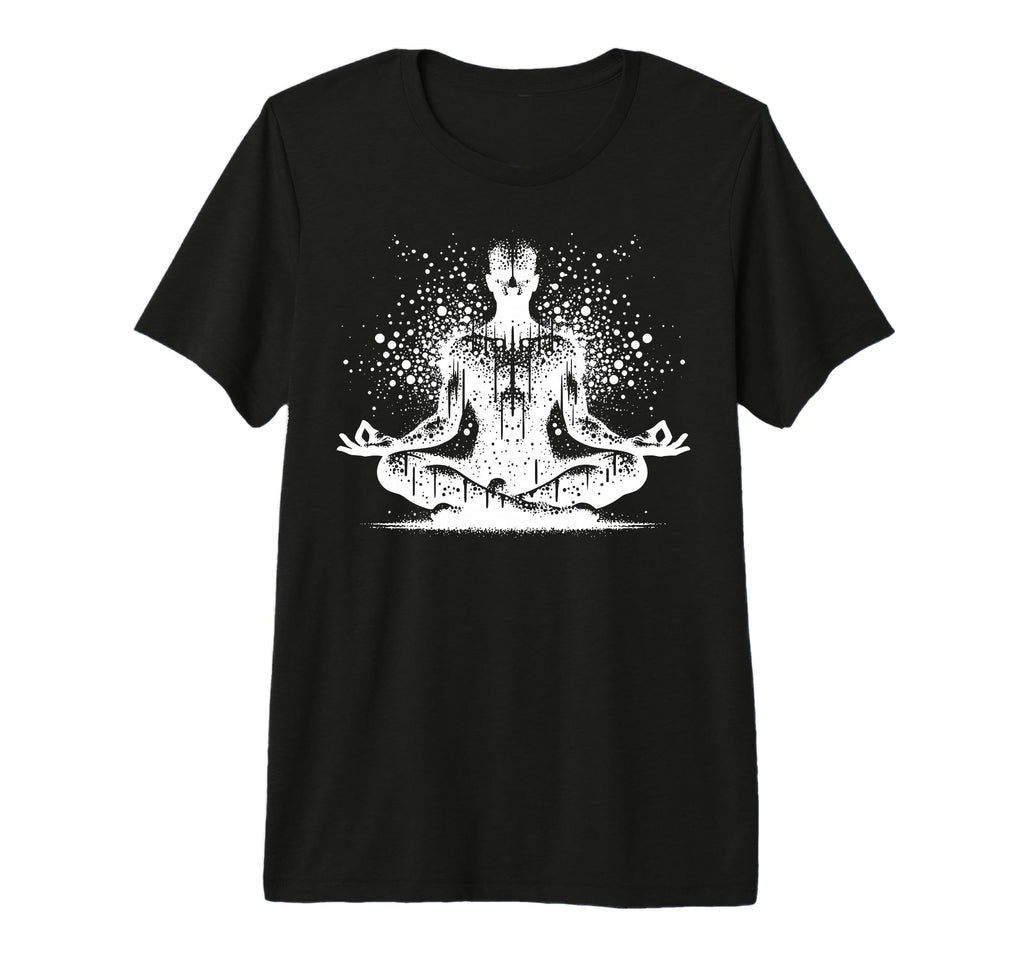 Meditation Silhouette Artistic Adults T-Shirt - Unique Graphic for Adults - T-Shirt, Sweatshirt, Hoodie