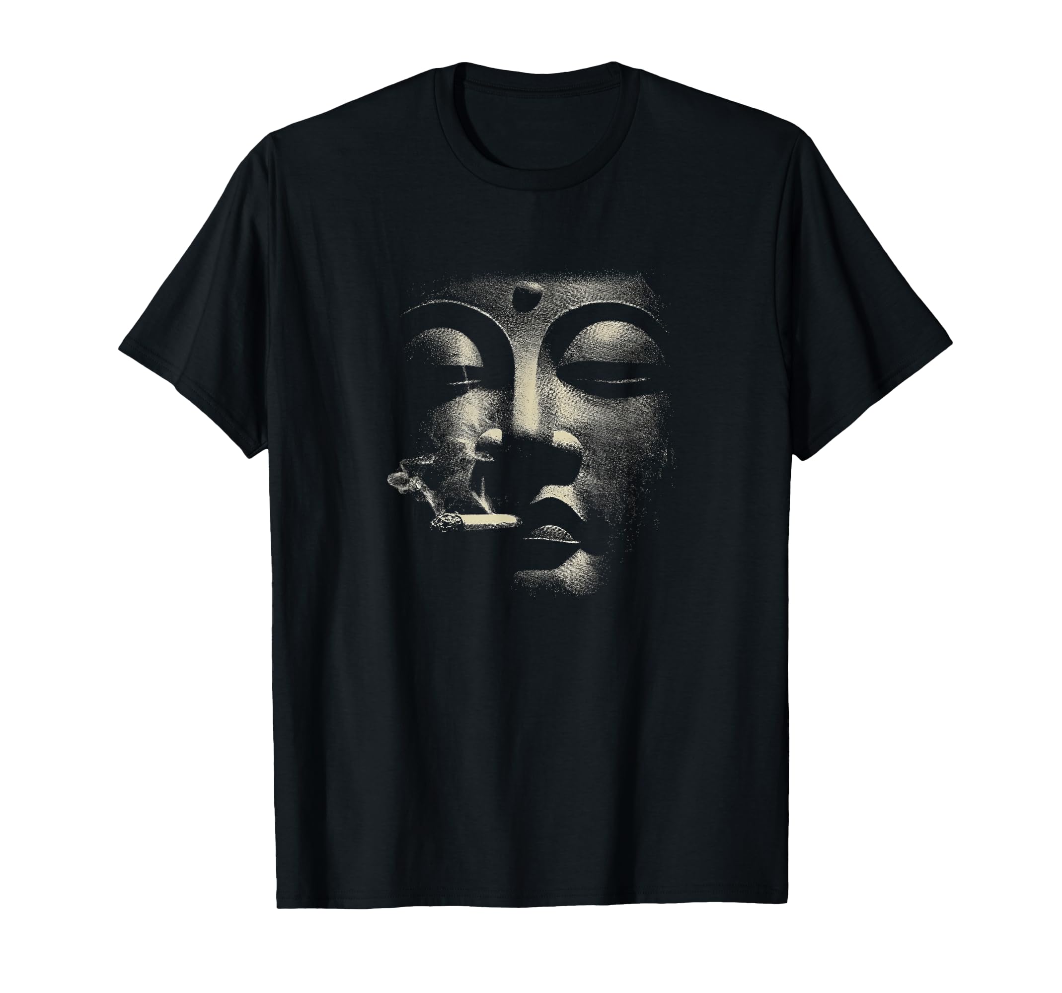 Serene Buddha Face Meditation Yoga T-Shirt - Graphic Print Men Women - T-Shirt, Sweatshirt, Hoodie