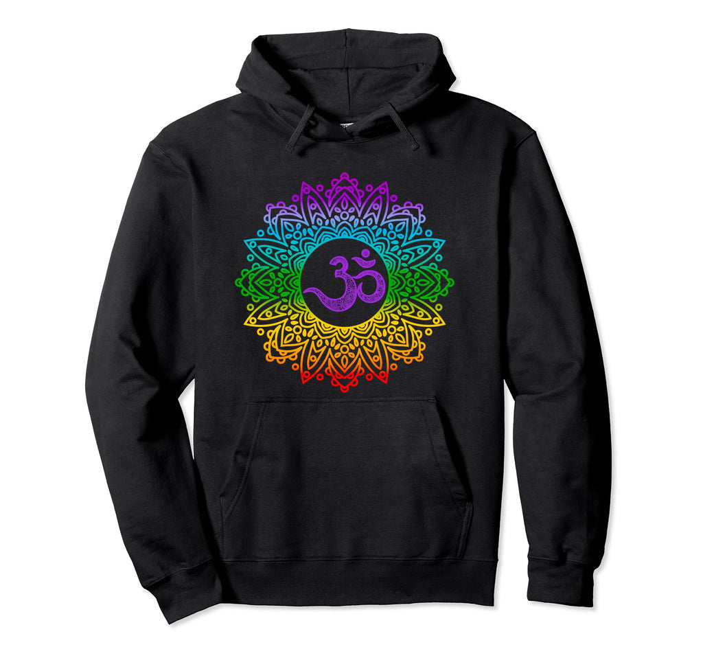 Mandala Chakra Colors Yoga Zen Hoodie - Streetwear Style Men Women - T-Shirt, Sweatshirt, Hoodie