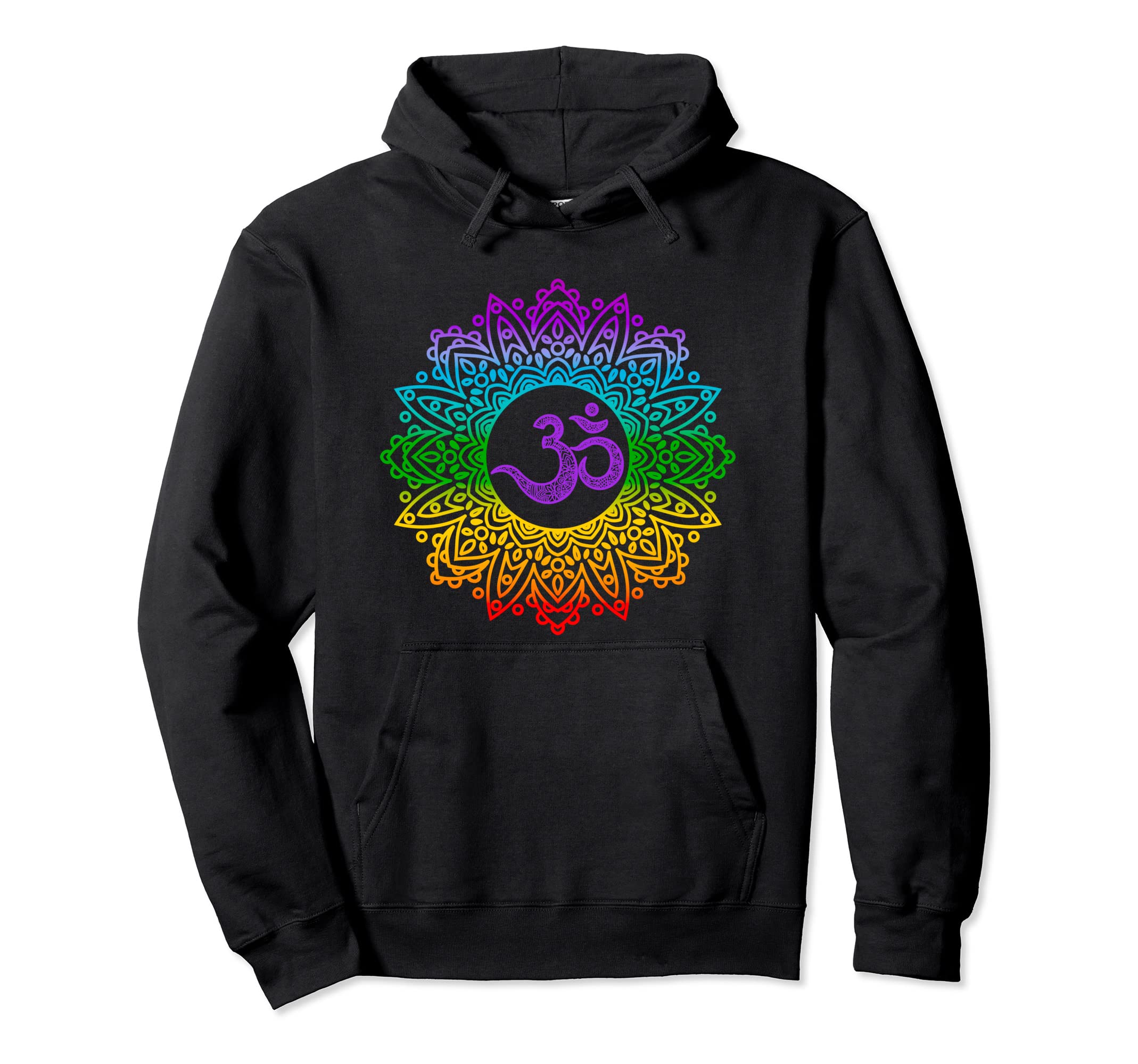 Mandala Chakra Colors Yoga Zen Hoodie - Streetwear Style Men Women - T-Shirt, Sweatshirt, Hoodie