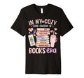My Cozy Iced Coffee And Books Era T-Shirt - Novelty Apparel Unisex - T-Shirt, Sweatshirt, Hoodie