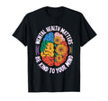 Be Kind To Your Mind Brain T-Shirt - Minimalist Print for Adults - T-Shirt, Sweatshirt, Hoodie