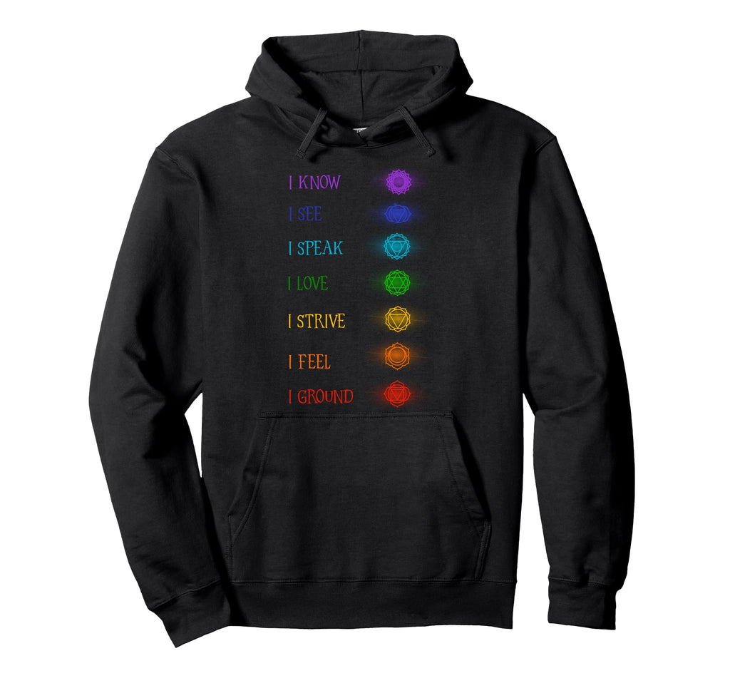 Chakras Yoga Meditation Zen Om Namaste Hoodie - Streetwear Style Unisex - T-Shirt, Sweatshirt, Hoodie