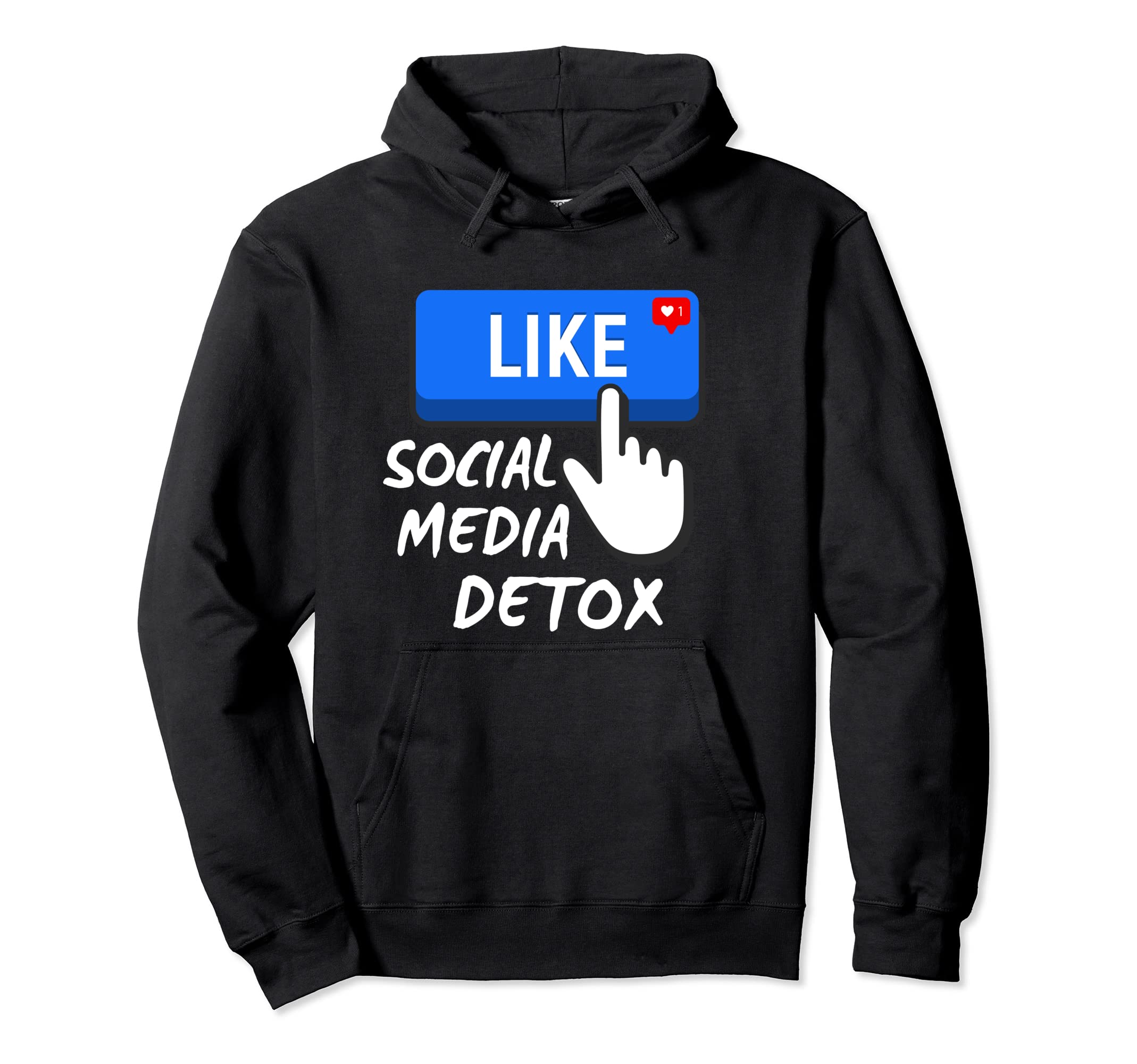 Social Media Detox Mental Health Hoodie - Fun Novelty Design Unisex - T-Shirt, Sweatshirt, Hoodie
