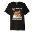 Dragons And Books Bearded Dragon Owner T-Shirt - Streetwear Style Unisex - T-Shirt, Sweatshirt, Hoodie