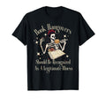 Halloween Skeleton Reading Book Hangover T-Shirt - Graphic Print Unisex - T-Shirt, Sweatshirt, Hoodie