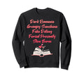 Bibliophile Romance Book Genre Sweatshirt - Casual Everyday Wear for Adults - T-Shirt, Sweatshirt, Hoodie