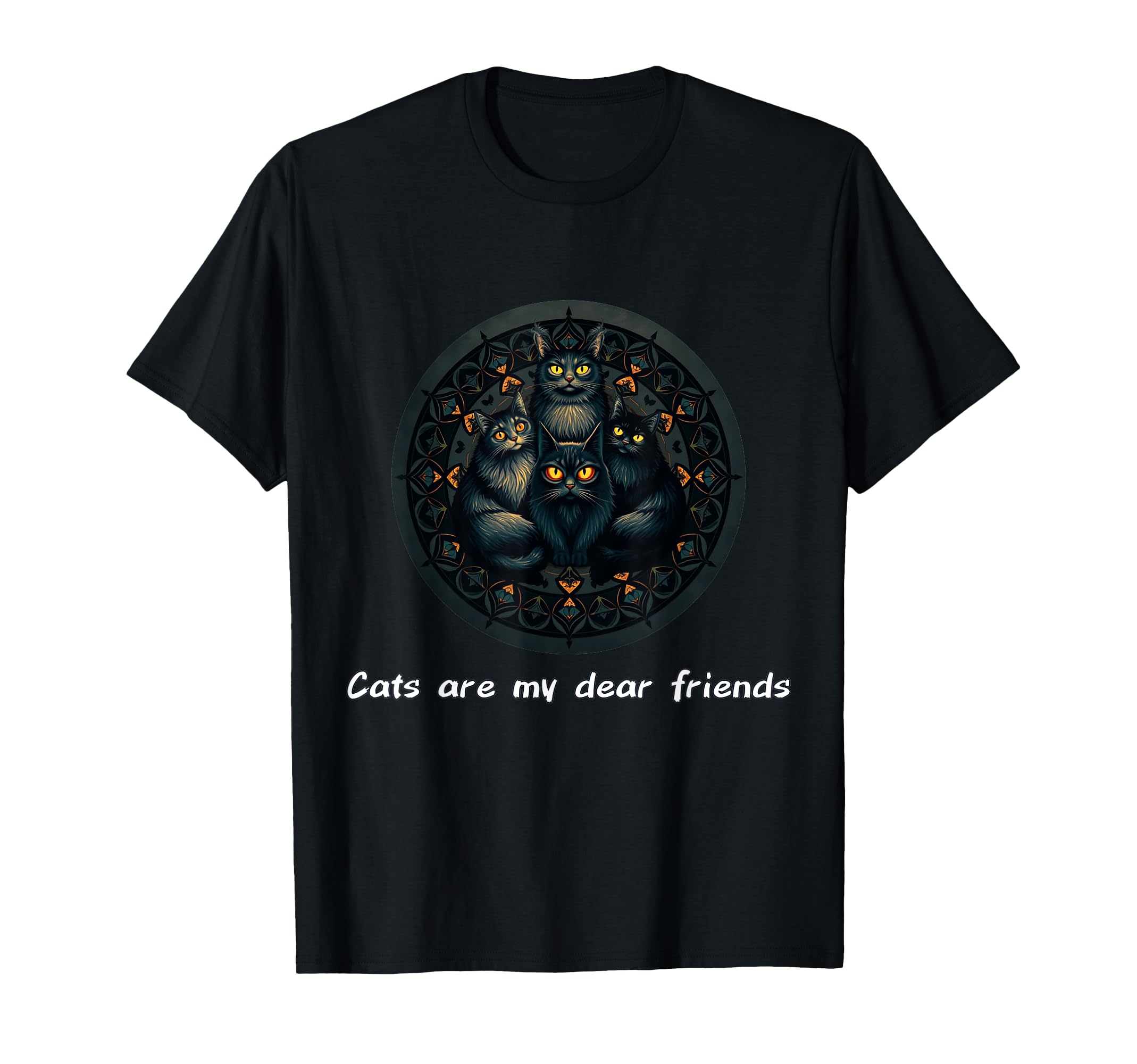 Cats Are My Best Friends Sacred Animals T-Shirt - Aesthetic Graphic Unisex - T-Shirt, Sweatshirt, Hoodie