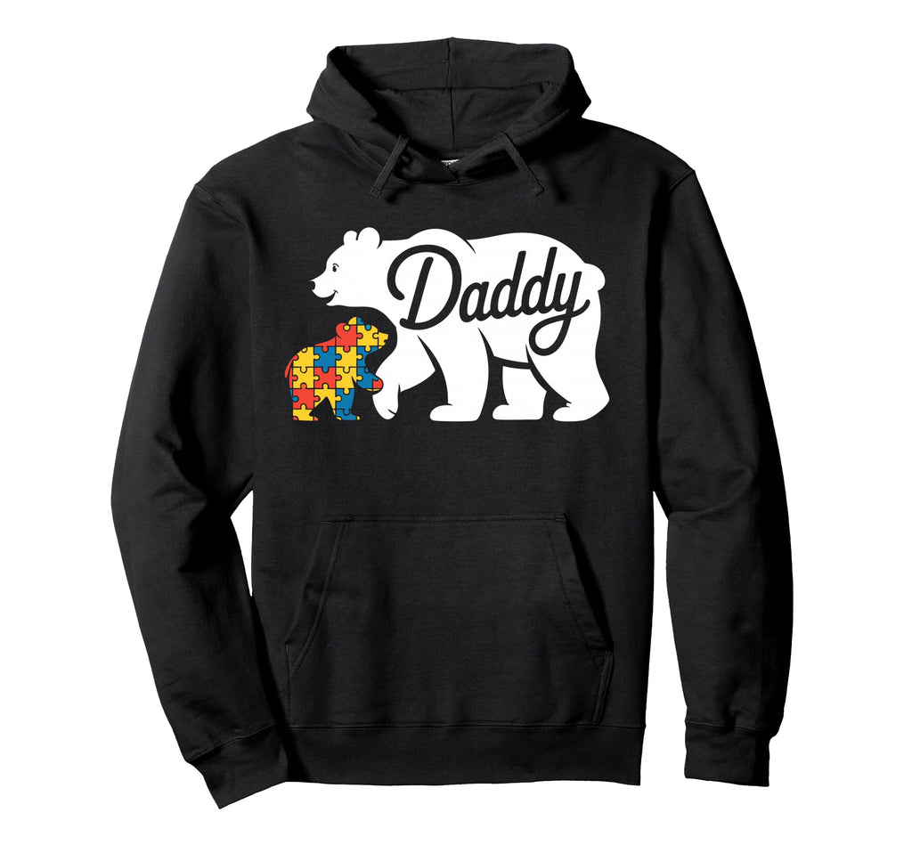 Father Autism Dad Autistic Child Daddy Hoodie - Unique Graphic for Adults - T-Shirt, Sweatshirt, Hoodie
